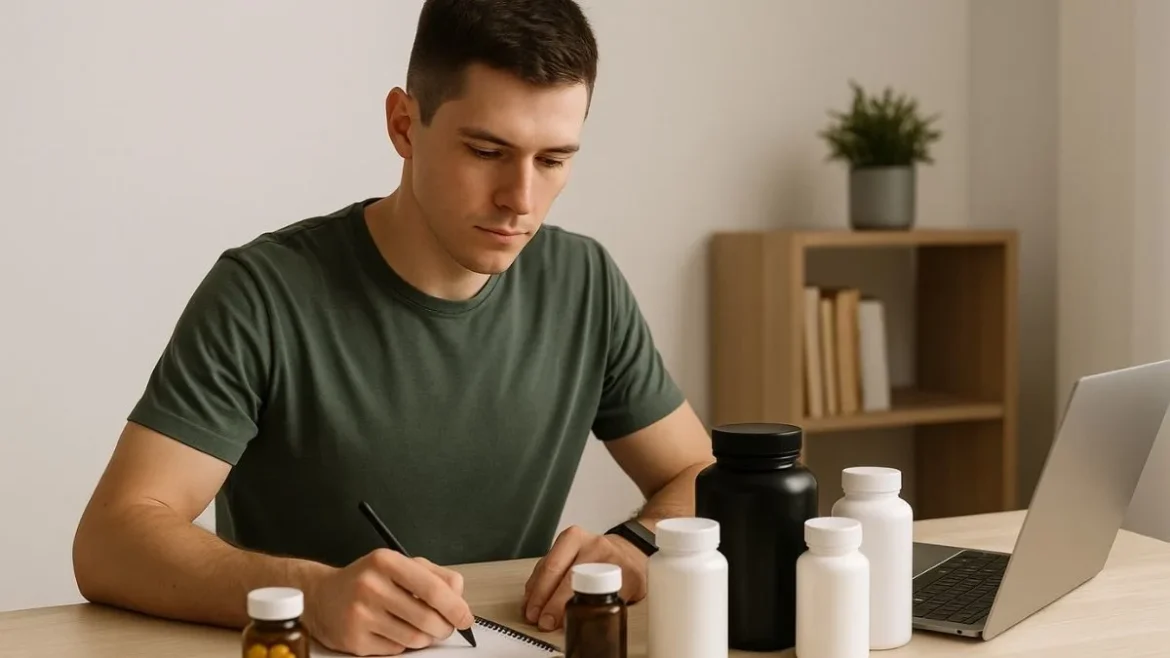 functional nutrition for men, personalized supplement stack, custom vitamins 2025, gut health supplements, brain focus biohack, AI-driven nutrition, targeted wellness supplements, recovery nutrition plan